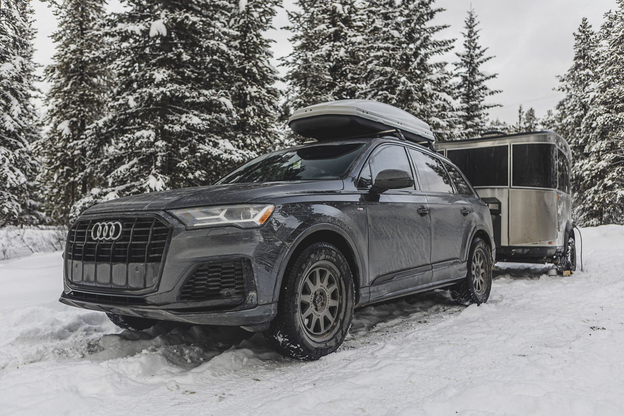 2020 Audi Q7 Black Rhino STADIUM Black Wheel Pros